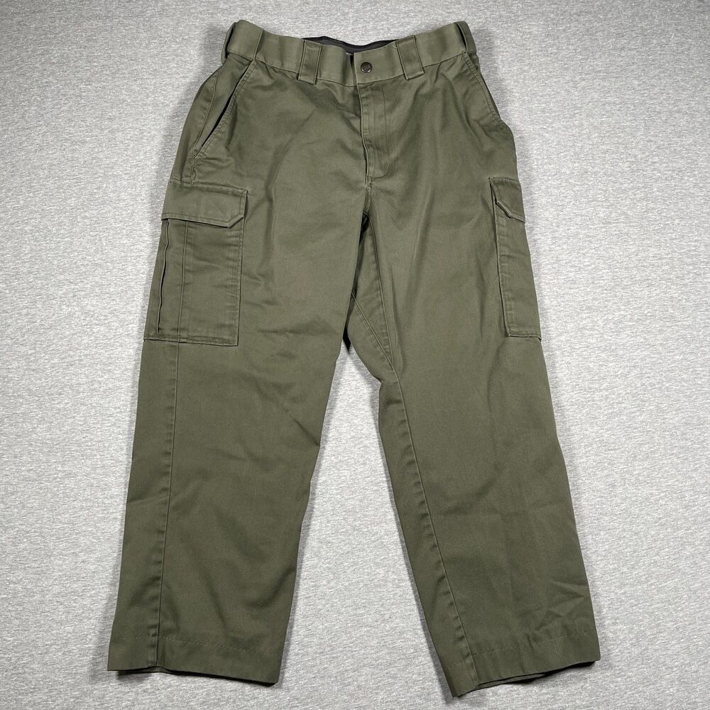 5.11 Tactical Cargo Pants Womens 34 Green Polyester Cotton Canvas Workwear
